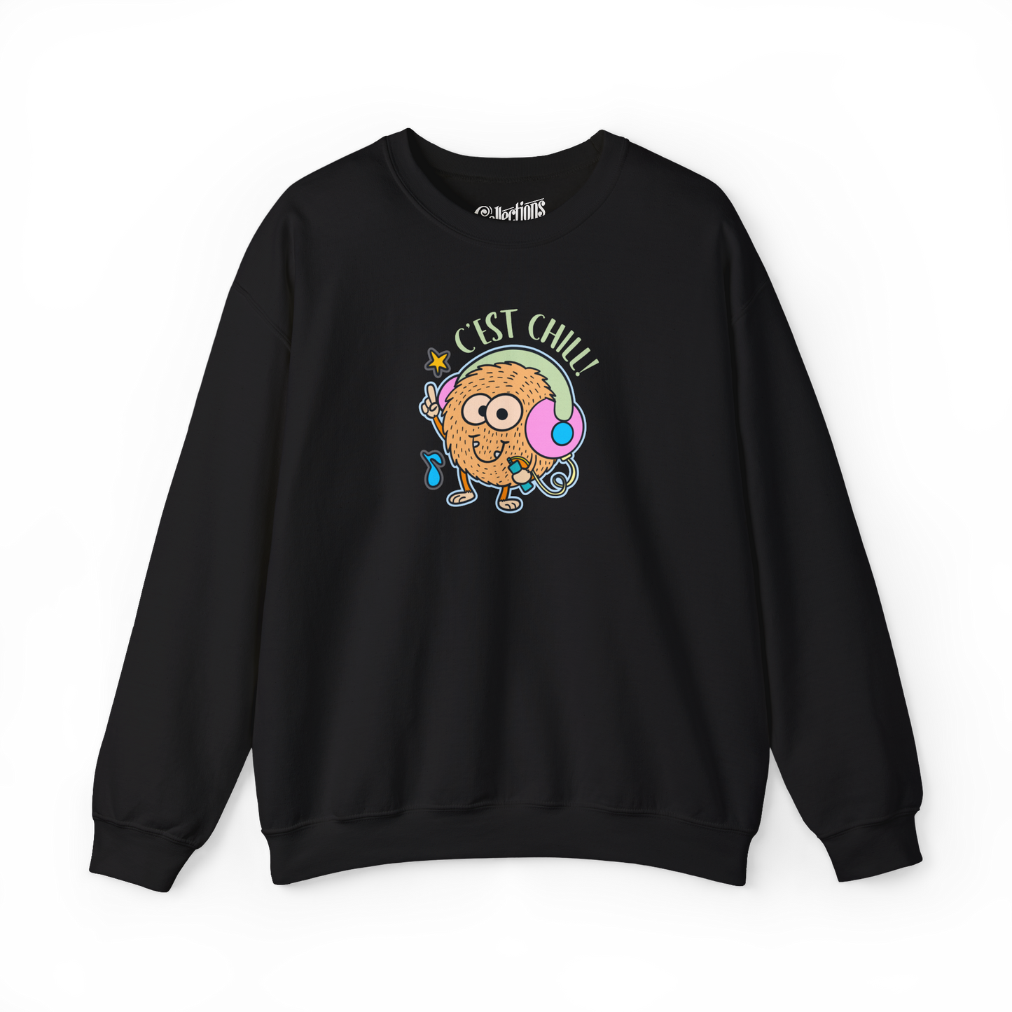 Jeunes - Sweat-shirt - Sweat-shirt - Jeunes - C’est Chill! - Noir / XS (4-6 ans)