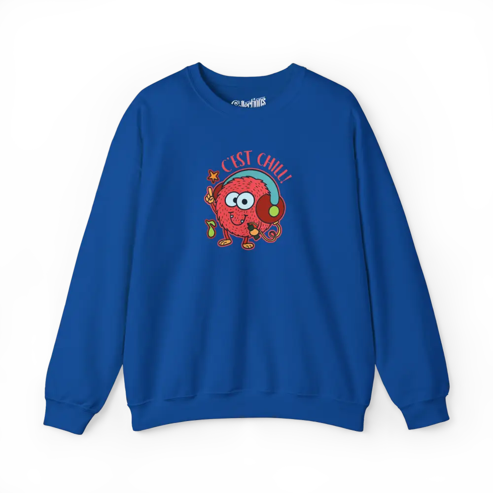 Jeunes - Sweat-shirt - Sweat-shirt - Jeunes - C’est Chill! - Royal / XS (4-6 ans)