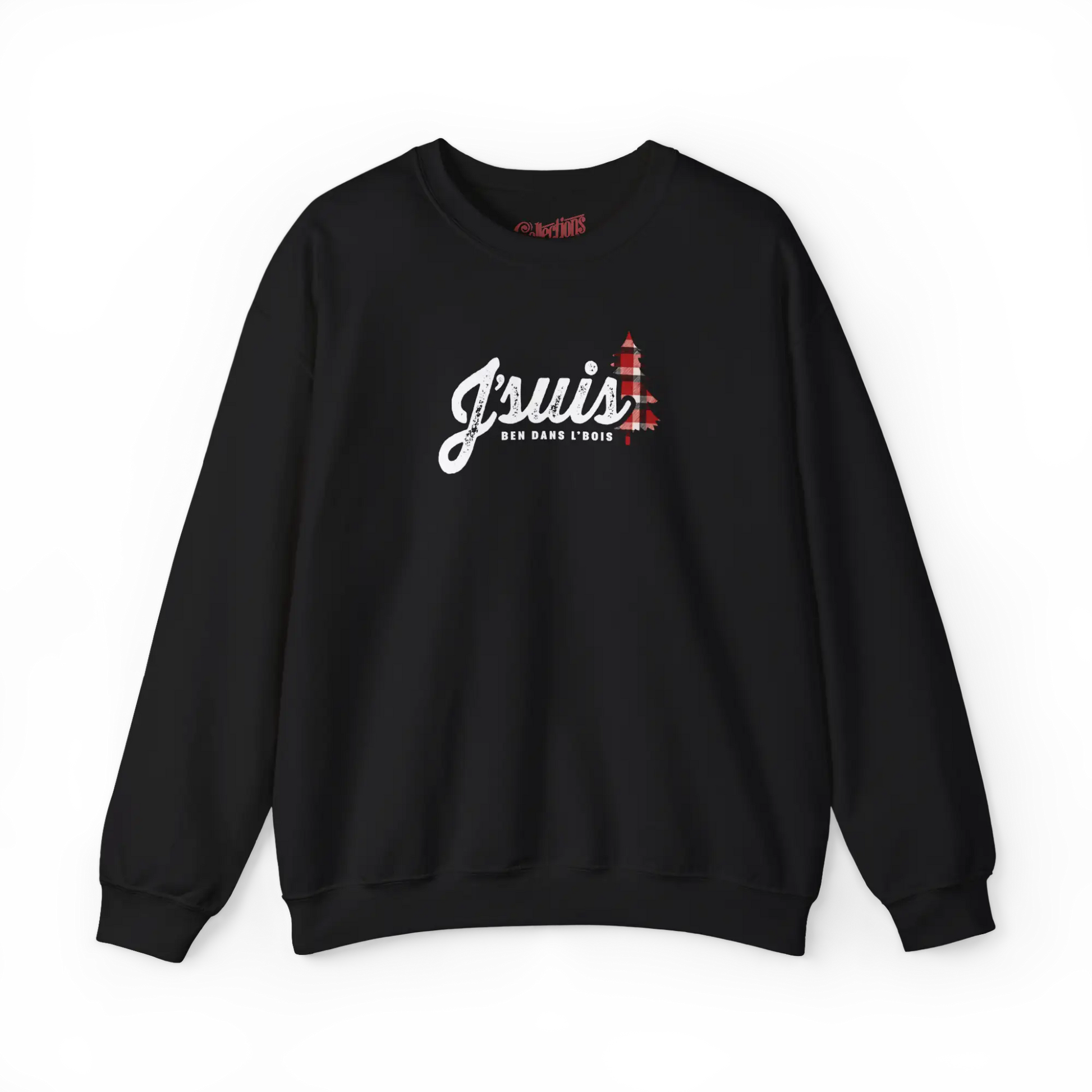 #camping - Sweat-shirt - Sweat-shirt – J’suis ben dans l’bois