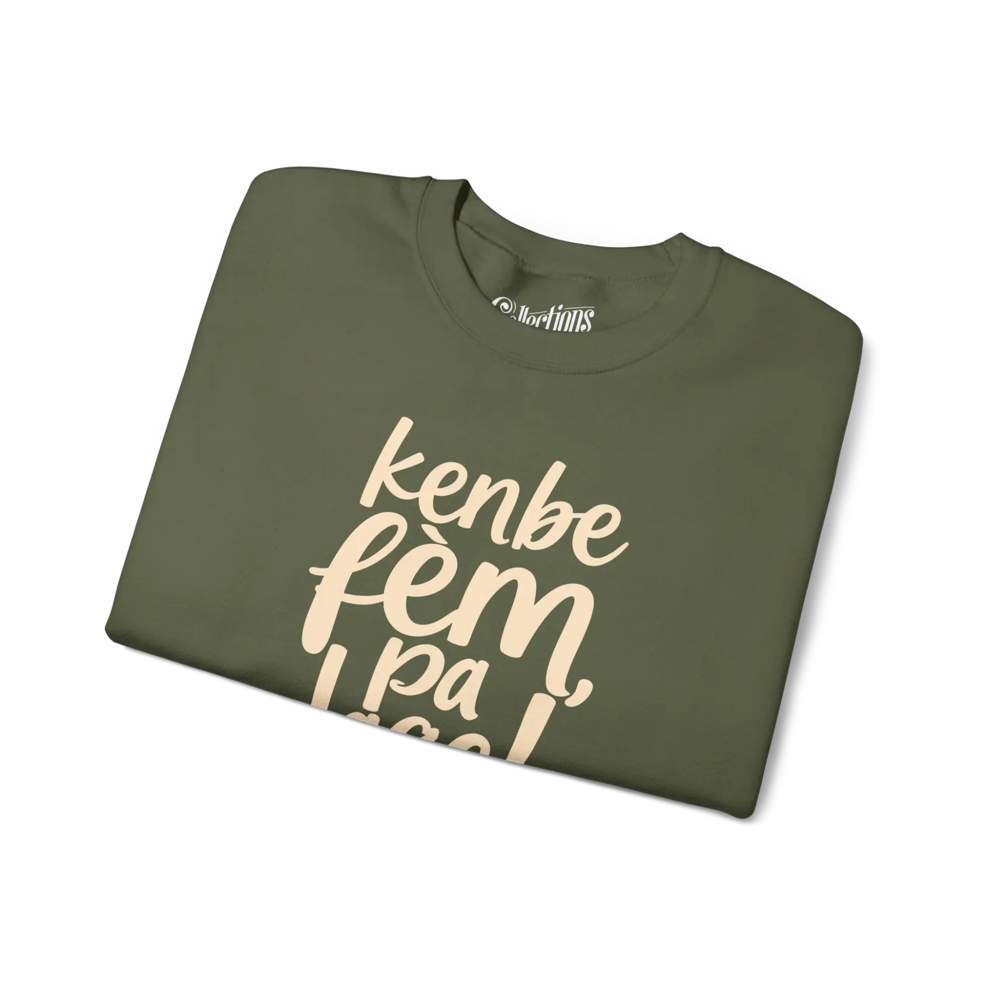 Créolofolie - Sweat-shirt - Sweat-shirt - Kenbe Fèm Pa Lage!