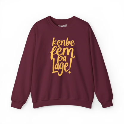 Créolofolie - Sweat-shirt - Sweat-shirt - Kenbe Fèm Pa Lage!