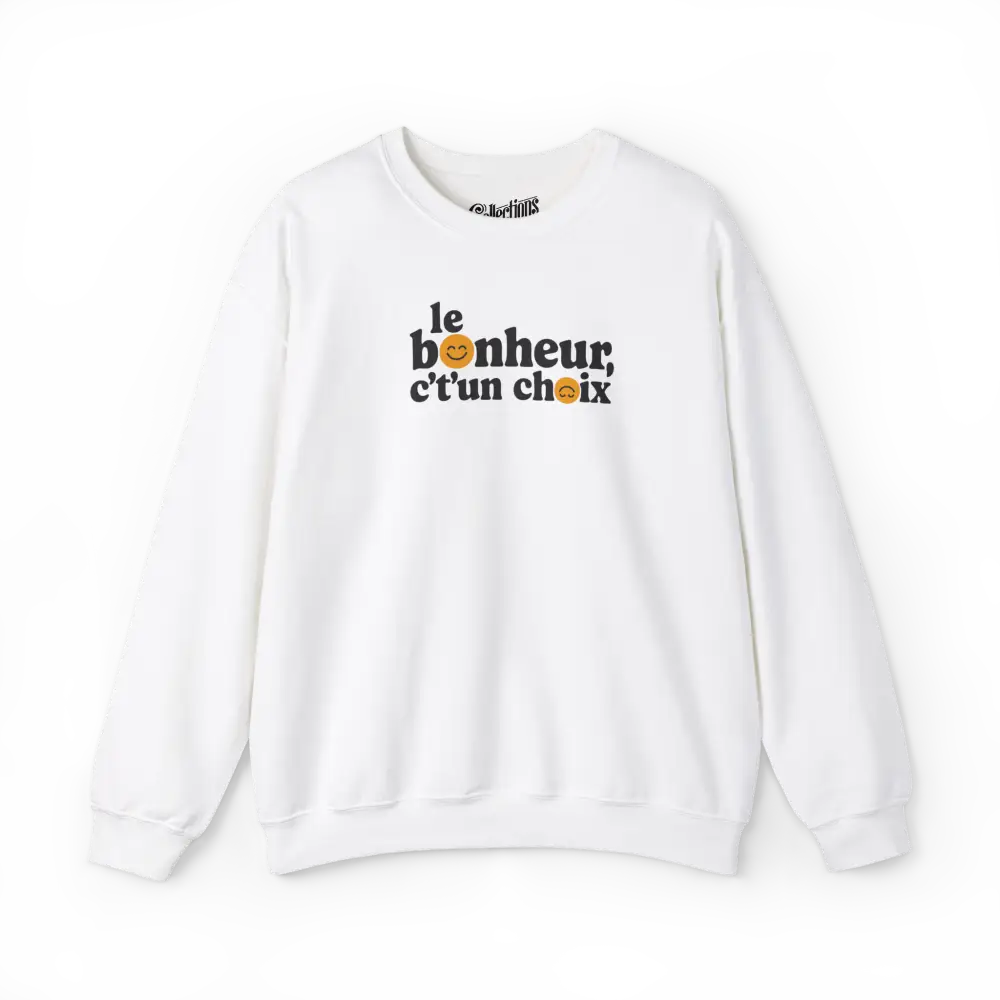Mot Pour Mot - Sweat-shirt - Sweat-shirt – Le Bonheur c’t’un choix