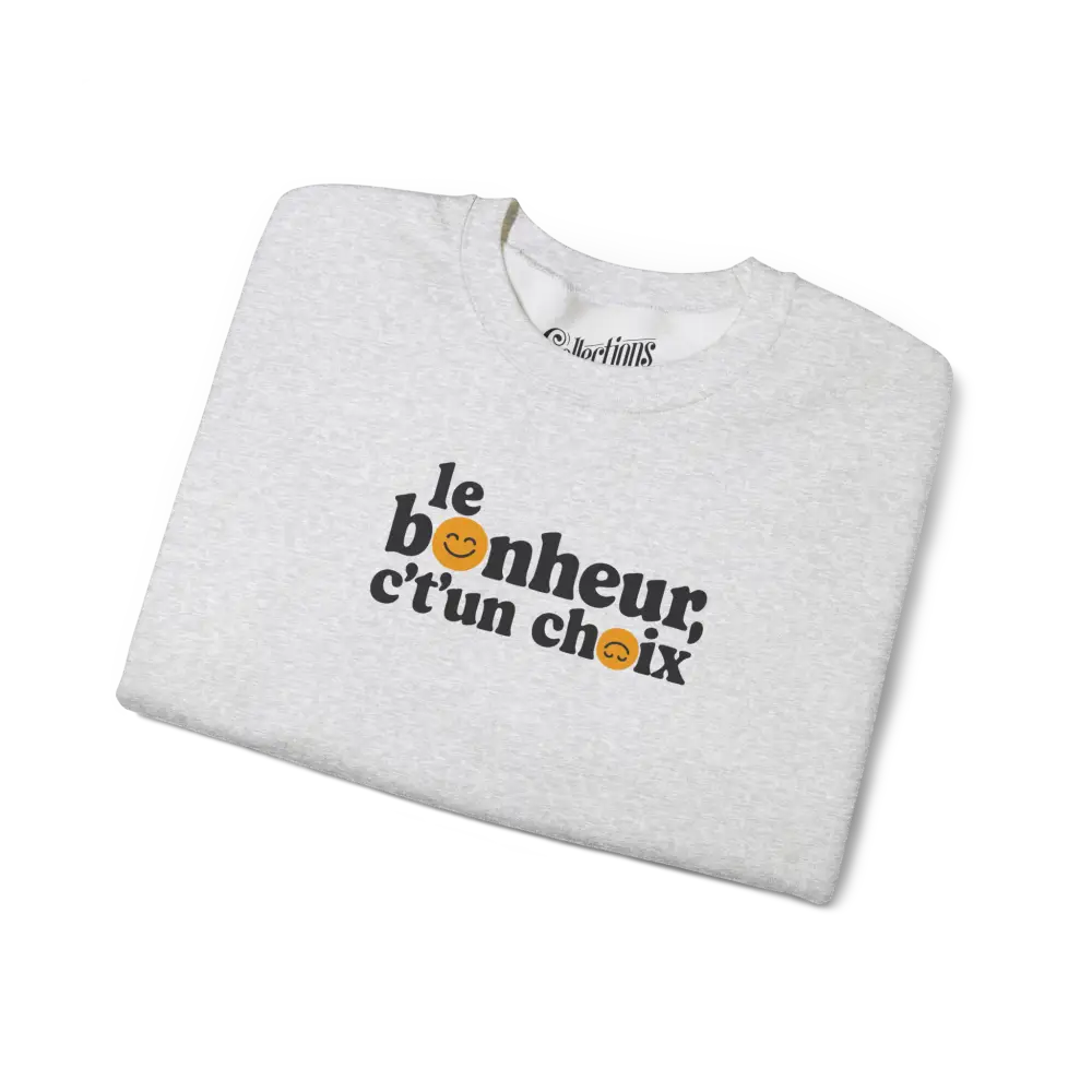Mot Pour Mot - Sweat-shirt - Sweat-shirt – Le Bonheur c’t’un choix
