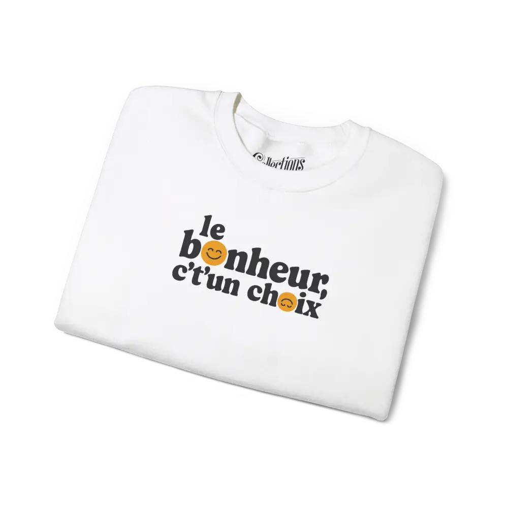 Mot Pour Mot - Sweat-shirt - Sweat-shirt – Le Bonheur c’t’un choix