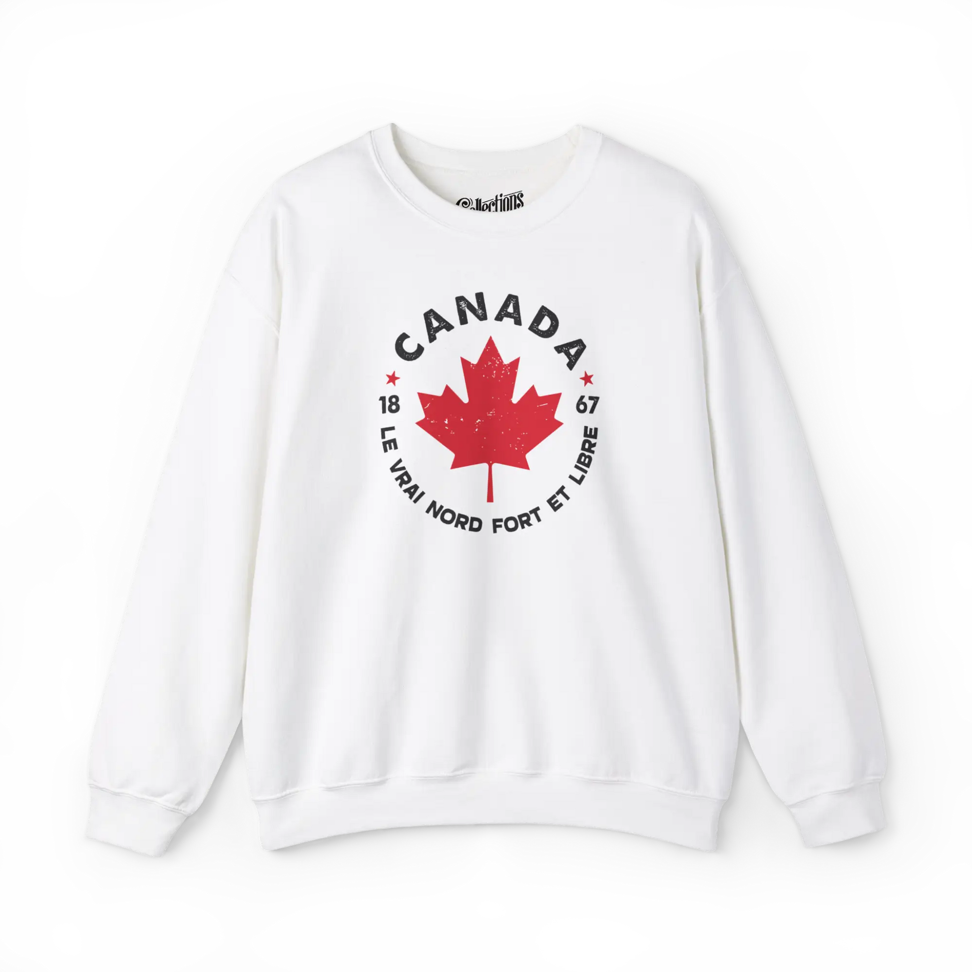 Local D’abord - Sweat-shirt - Sweat-shirt - Le Vrai Nord - Blanc / S / M
