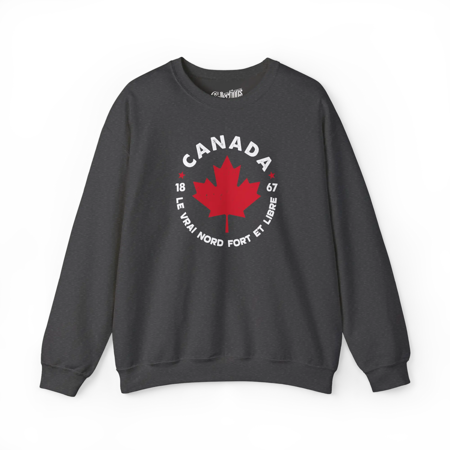 Local D’abord - Sweat-shirt - Sweat-shirt - Le Vrai Nord - Cendre foncé / S / M