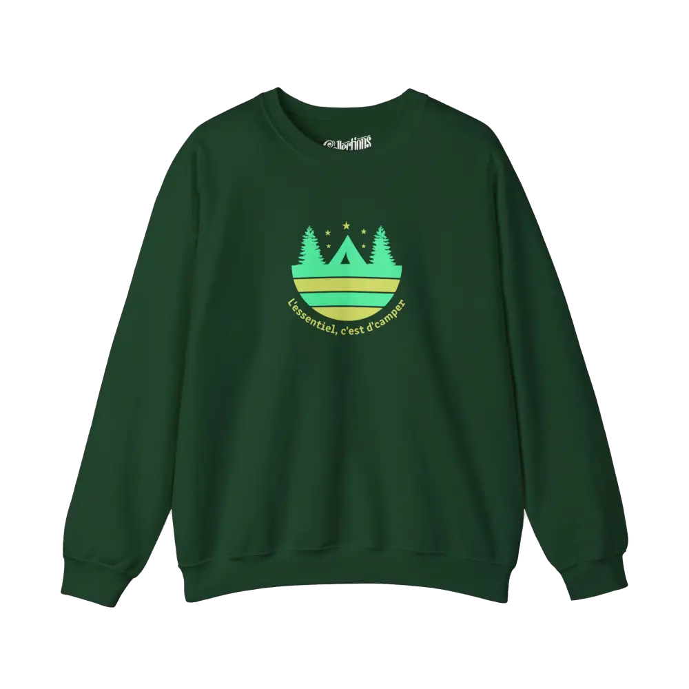 #camping - Sweat-shirt - Sweat-shirt - L’essentiel c’est de camper