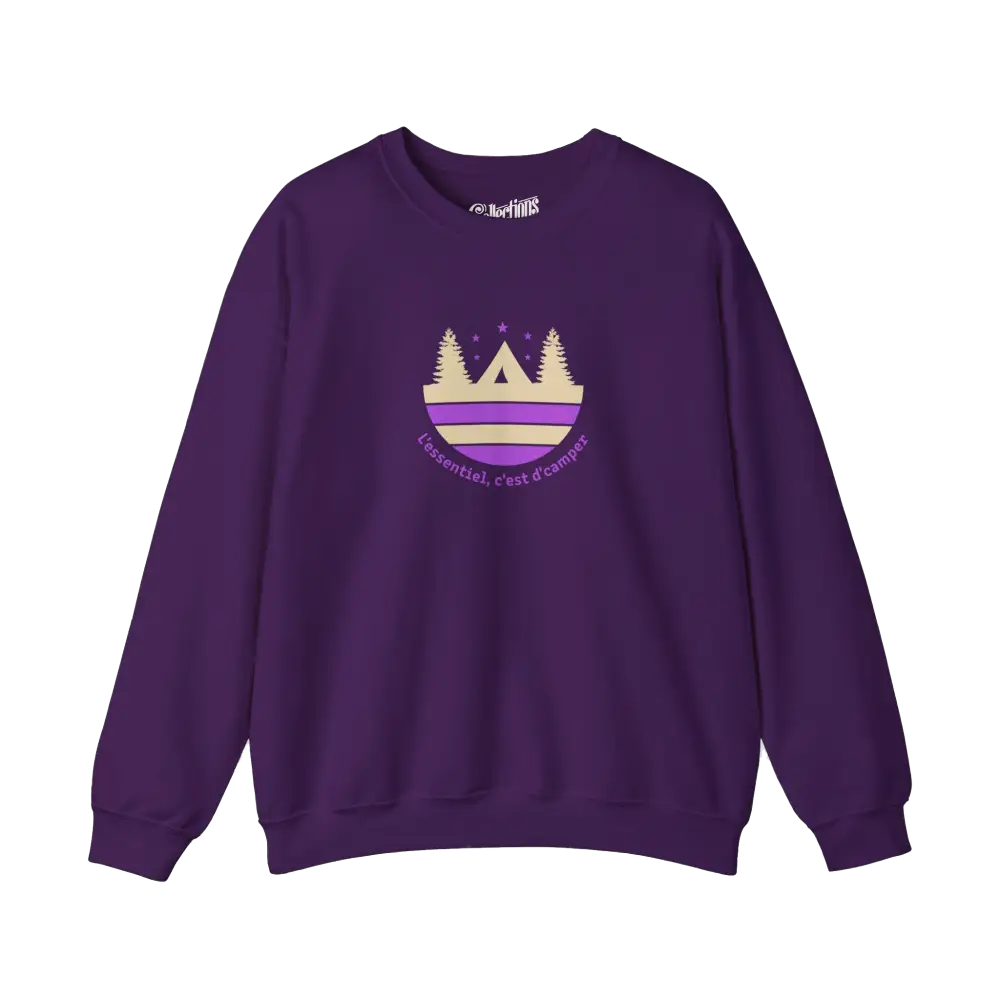 #camping - Sweat-shirt - Sweat-shirt - L’essentiel c’est de camper