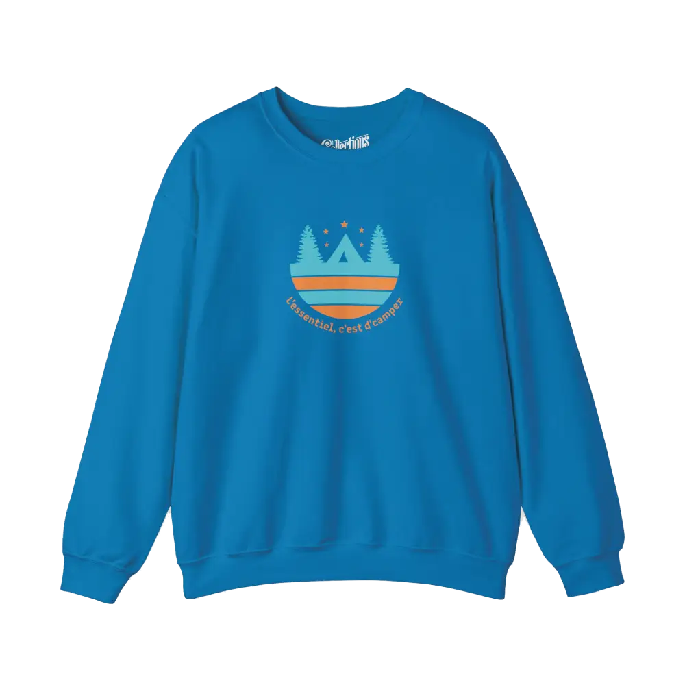#camping - Sweat-shirt - Sweat-shirt - L’essentiel c’est de camper