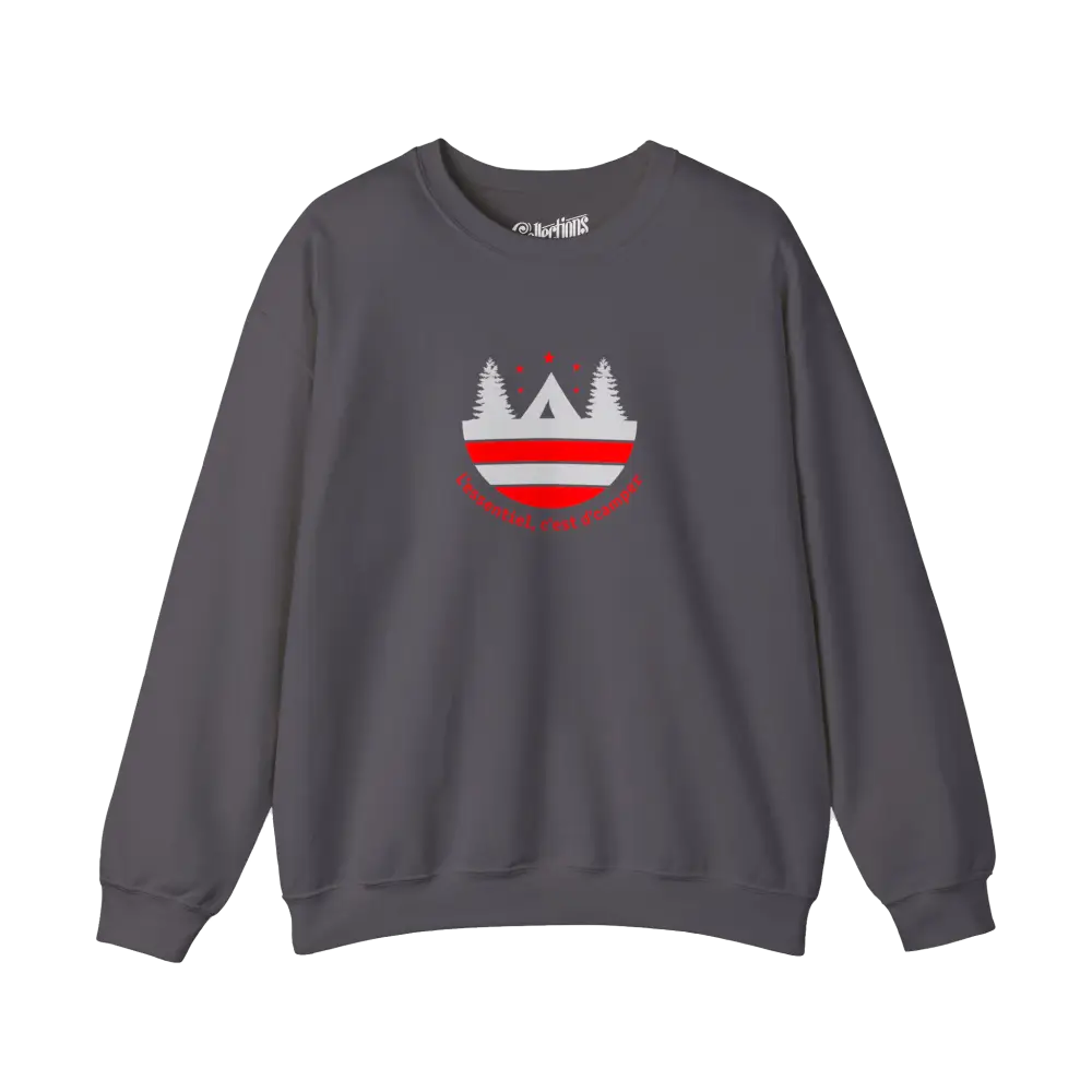 #camping - Sweat-shirt - Sweat-shirt - L’essentiel c’est de camper