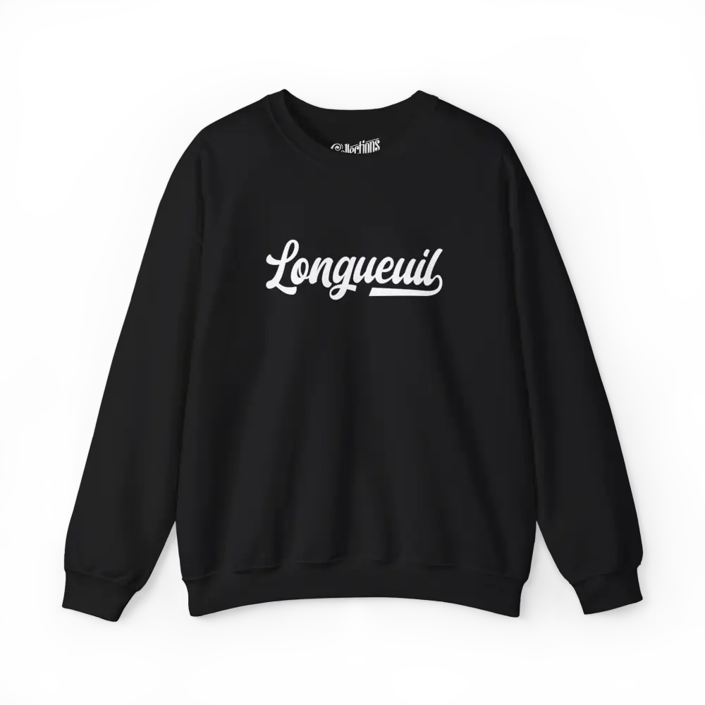 Local D’abord - Sweat-shirt - Sweat-shirt - Longueuil Vibrant - Noir / S / M