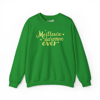 Famille et Cie - Sweat-shirt - Sweat-shirt - Meilleure Daronne Ever - Vert / S / M