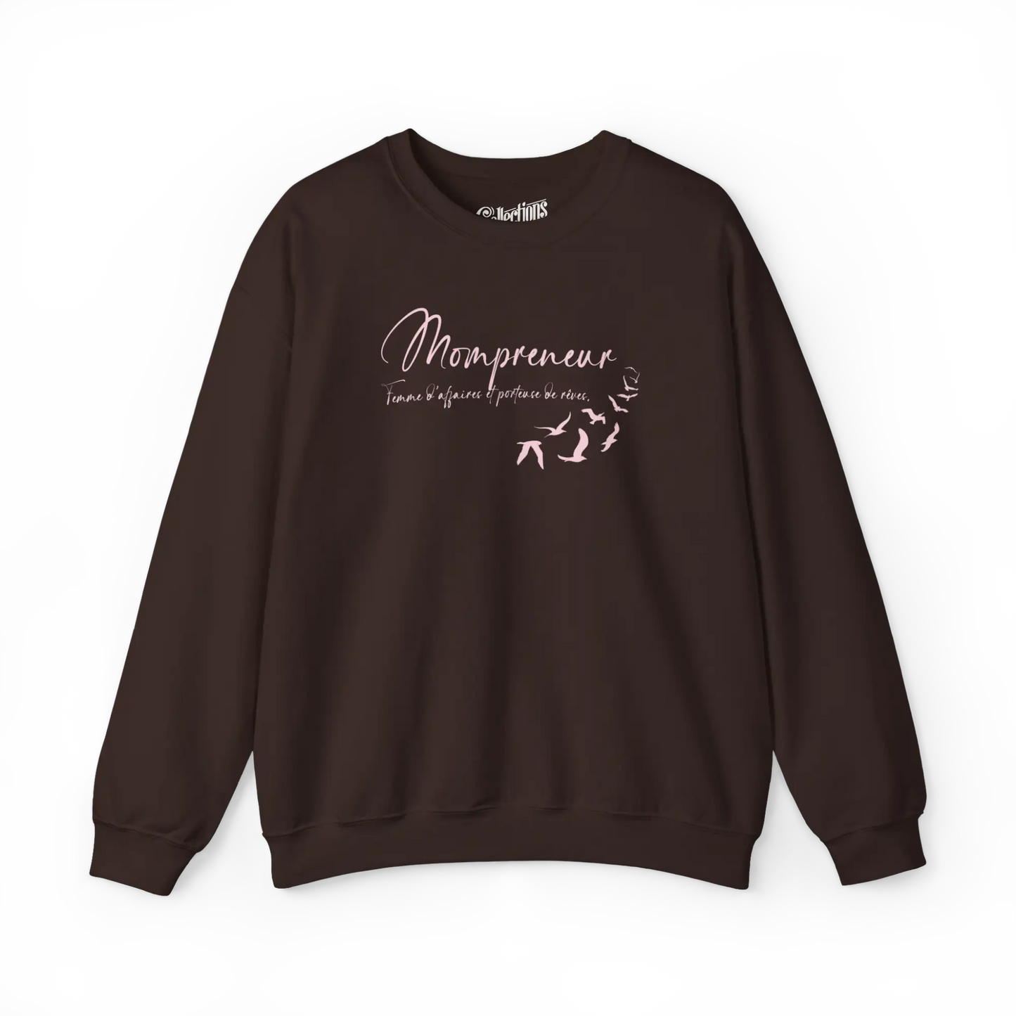 Famille et Cie - Sweat-shirt - Sweat-shirt - Mompreneur - S / M / Chocolat