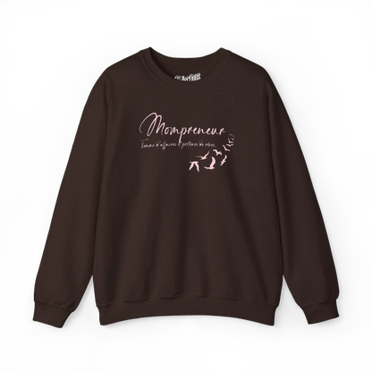 Famille et Cie - Sweat-shirt - Sweat-shirt - Mompreneur - S / M / Chocolat