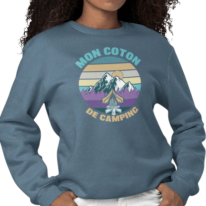 #camping - Sweat-shirt - Sweat-shirt - Mon coton de camping