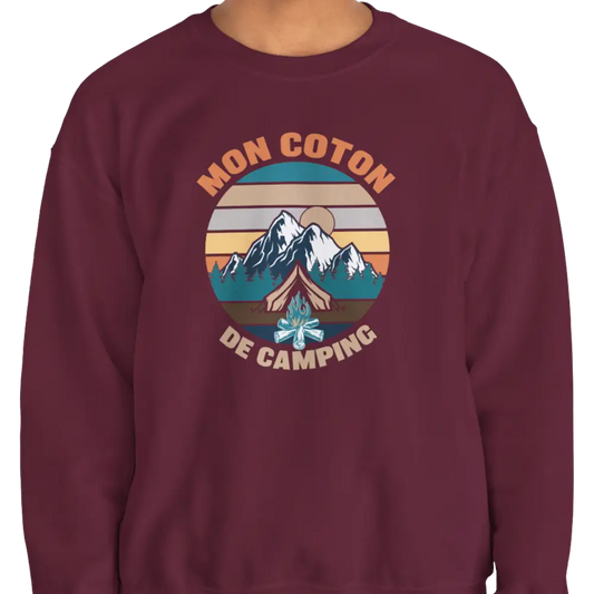 #camping - Sweat-shirt - Sweat-shirt - Mon coton de camping