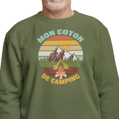 #camping - Sweat-shirt - Sweat-shirt - Mon coton de camping