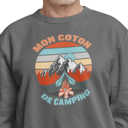 #camping - Sweat-shirt - Sweat-shirt - Mon coton de camping