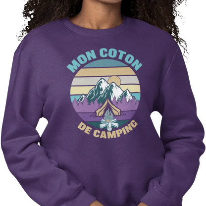 #camping - Sweat-shirt - Sweat-shirt - Mon coton de camping