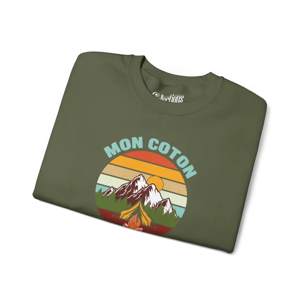 #camping - Sweat-shirt - Sweat-shirt - Mon coton de camping
