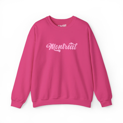 Local D’abord - Sweat-shirt - Sweat-shirt - Montréal Dynamique - Fleur exotique / S / M
