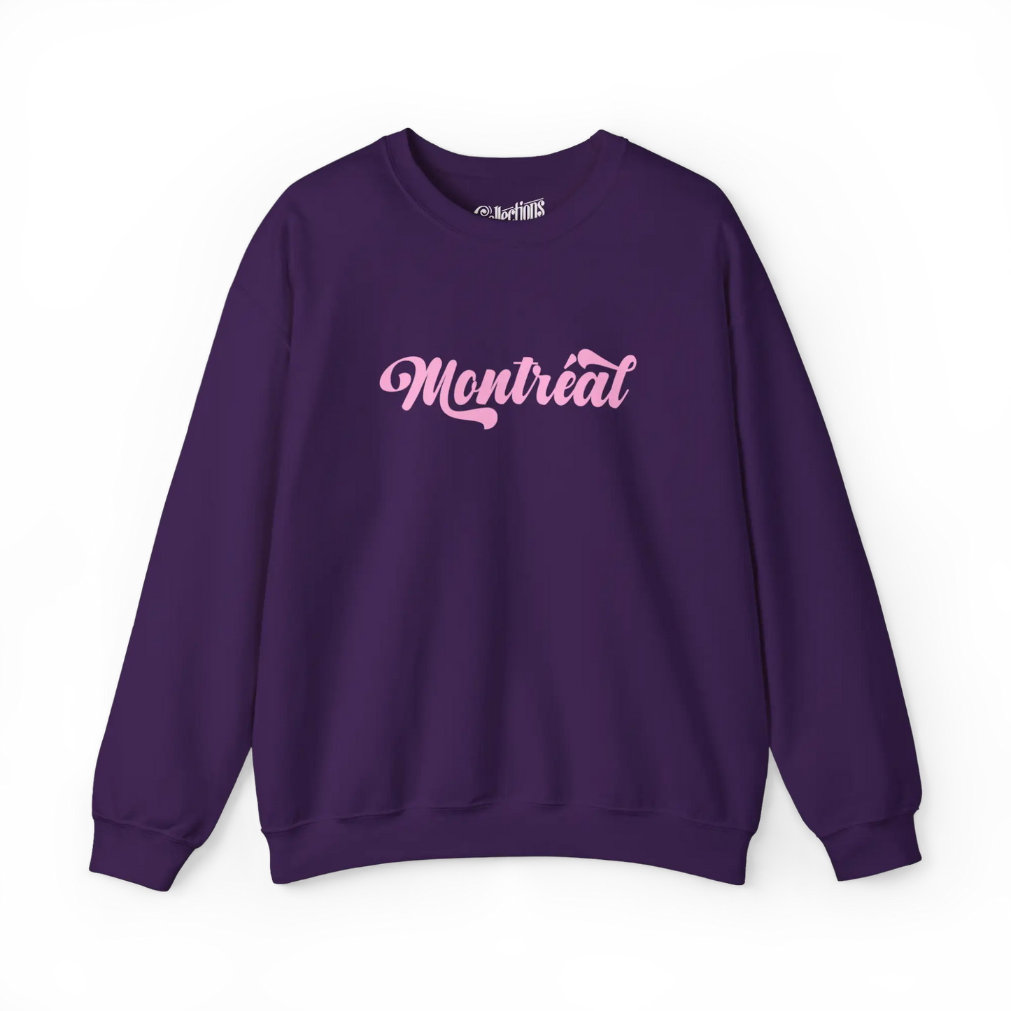Local D’abord - Sweat-shirt - Sweat-shirt - Montréal Dynamique - Mauve / S / M