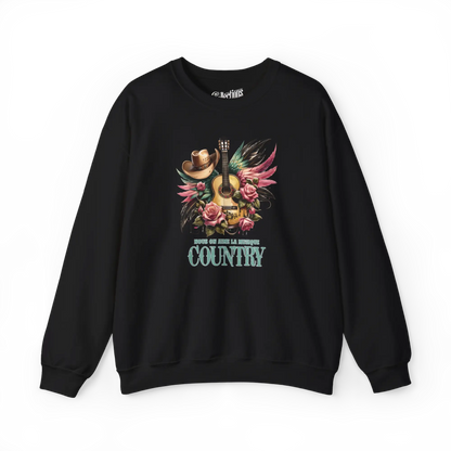 Rodéo Moderne - Sweat-shirt - Sweat-shirt - Nous on aime la musique Country - Noir / S / M