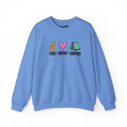 #camping - Sweat-shirt - Sweat-shirt - Paix amour camping