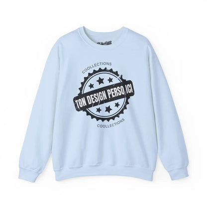 Personnaliser - Sweat-shirt - Sweat-shirt pâle - Personnalisé - Bleu clair / S / M