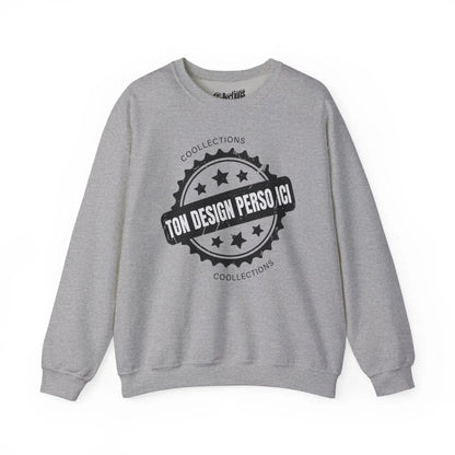 Personnaliser - Sweat-shirt - Sweat-shirt pâle - Personnalisé - Gris Sport / S / M