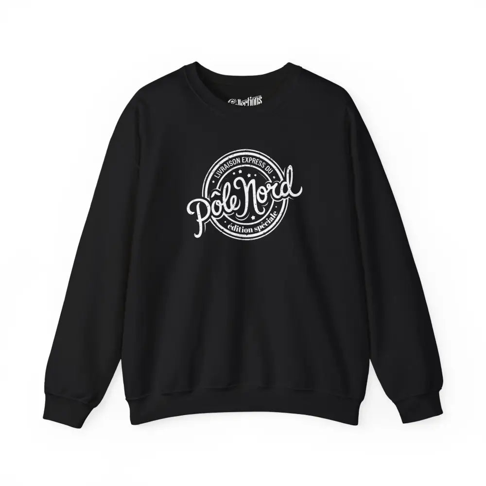 Temps des Fêtes - Sweat-shirt - – Pôle Nord - Noir / S / M