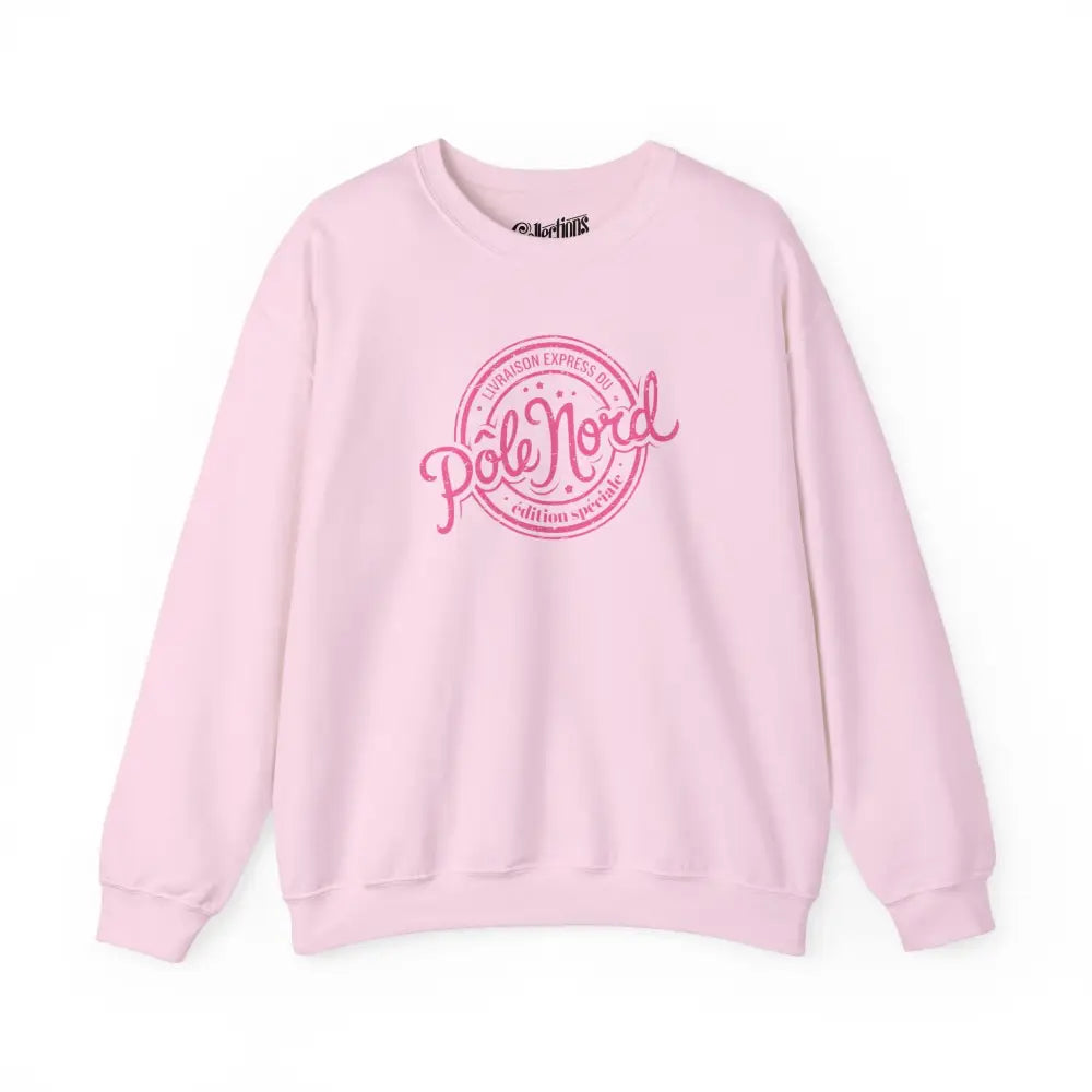 Temps des Fêtes - Sweat-shirt - – Pôle Nord - Rose clair / S / M