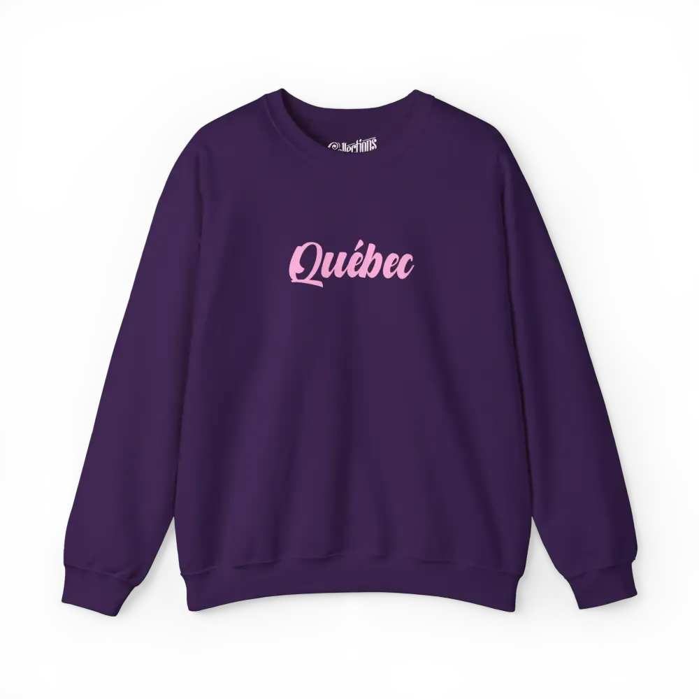 Local D’abord - Sweat-shirt - Sweat-shirt - Québec Élégant - Mauve / S / M