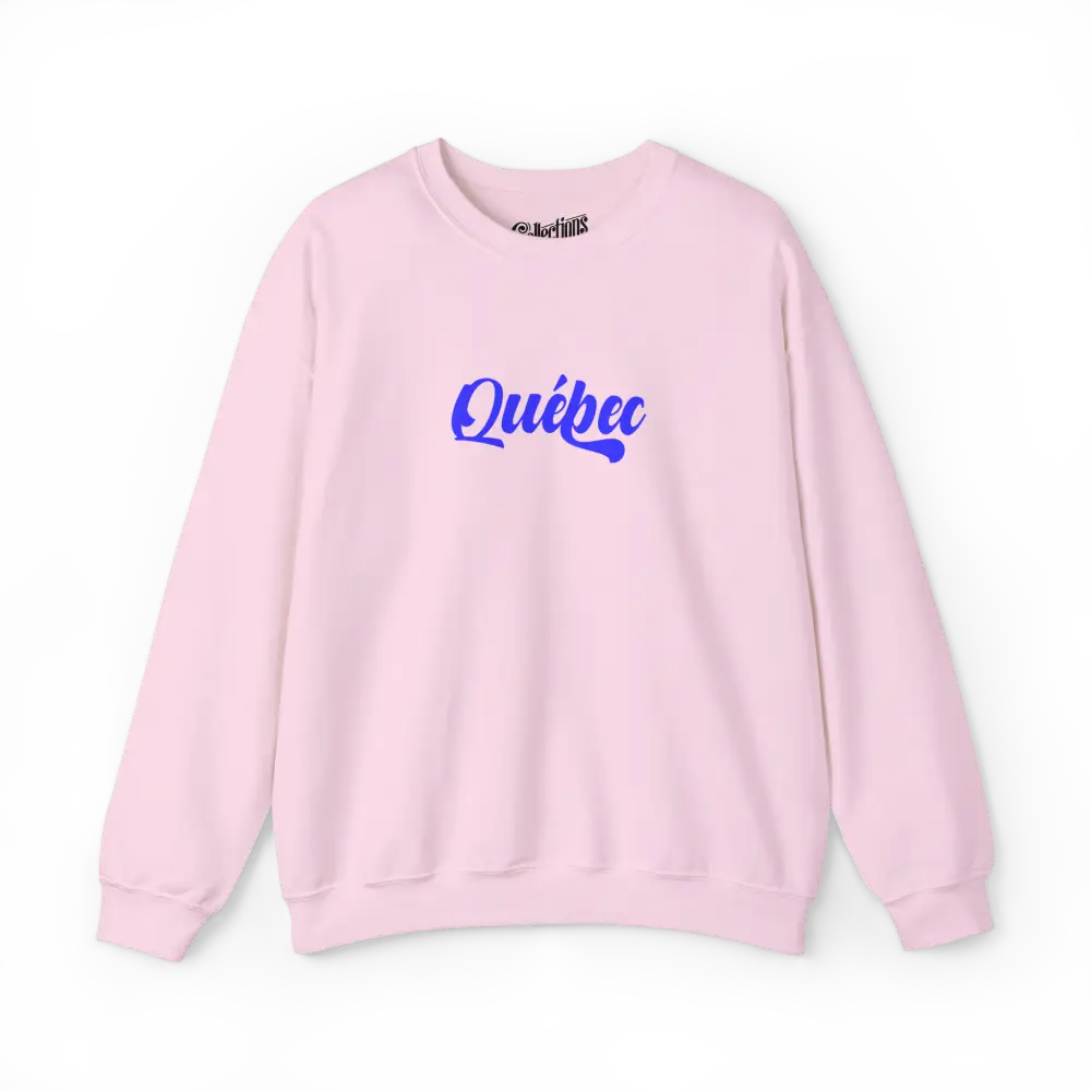 Local D’abord - Sweat-shirt - Sweat-shirt - Québec Élégant - Rose clair / S / M