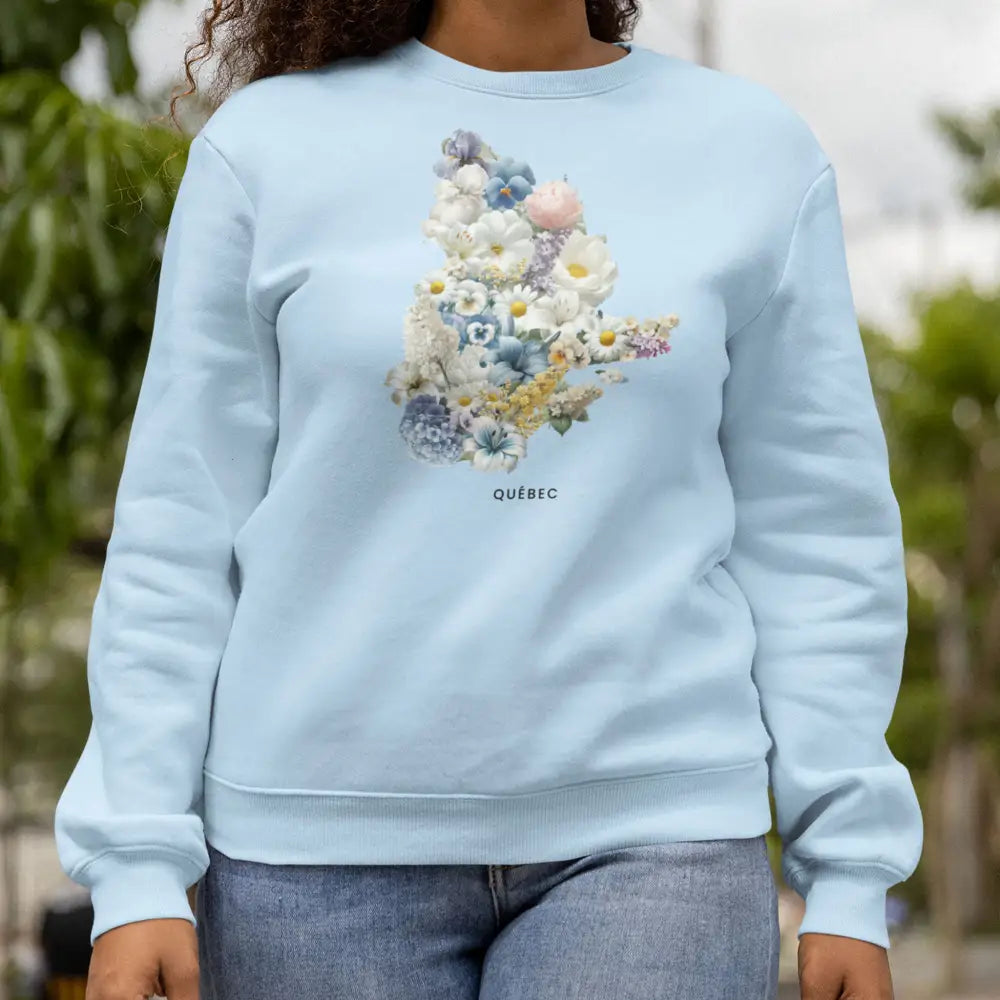 Local D’abord - Sweat-shirt - Sweat-shirt - Québec fleuri