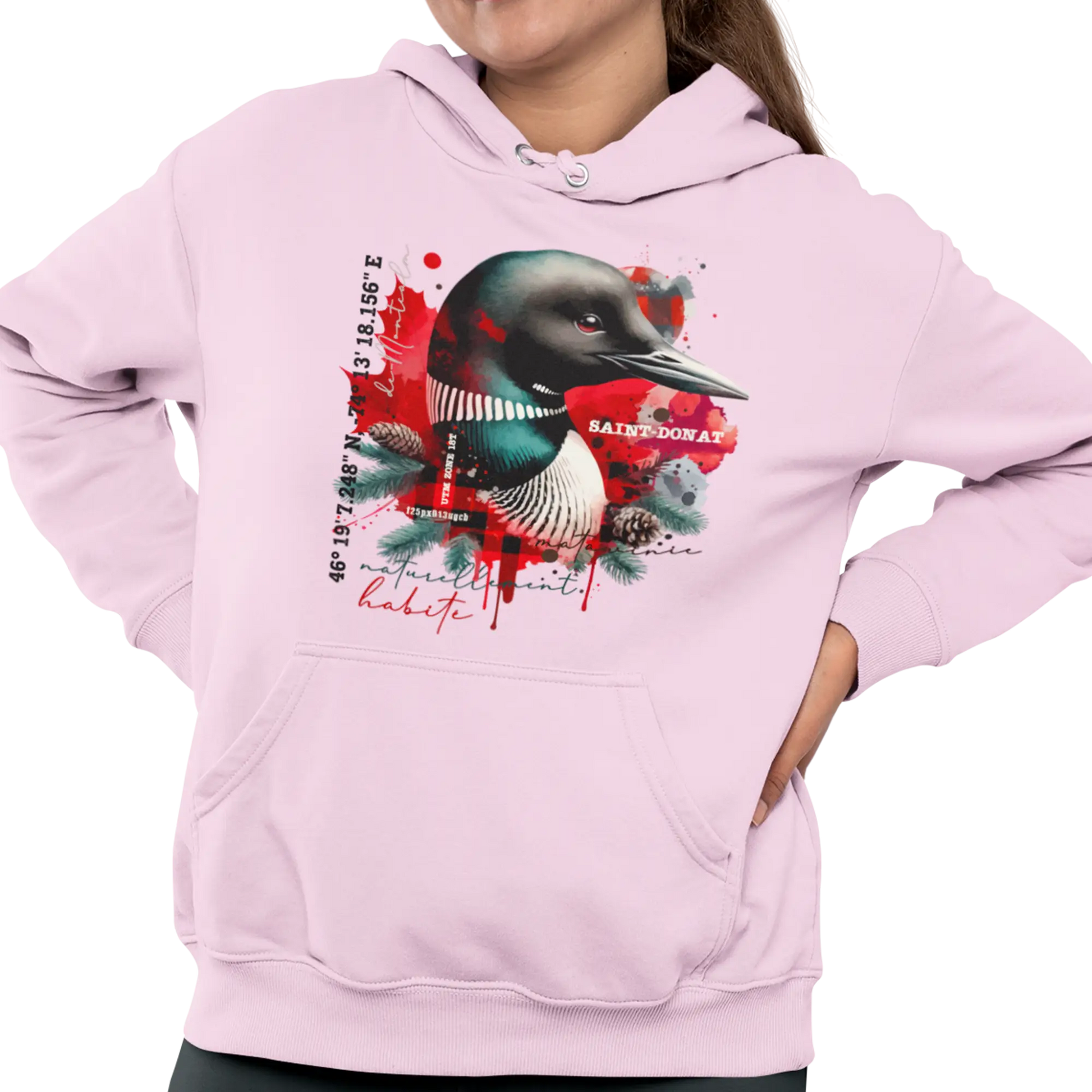 Local d’abord - Sweat-shirt - Sweat-shirt - Saint-Donat – L’esprit habite