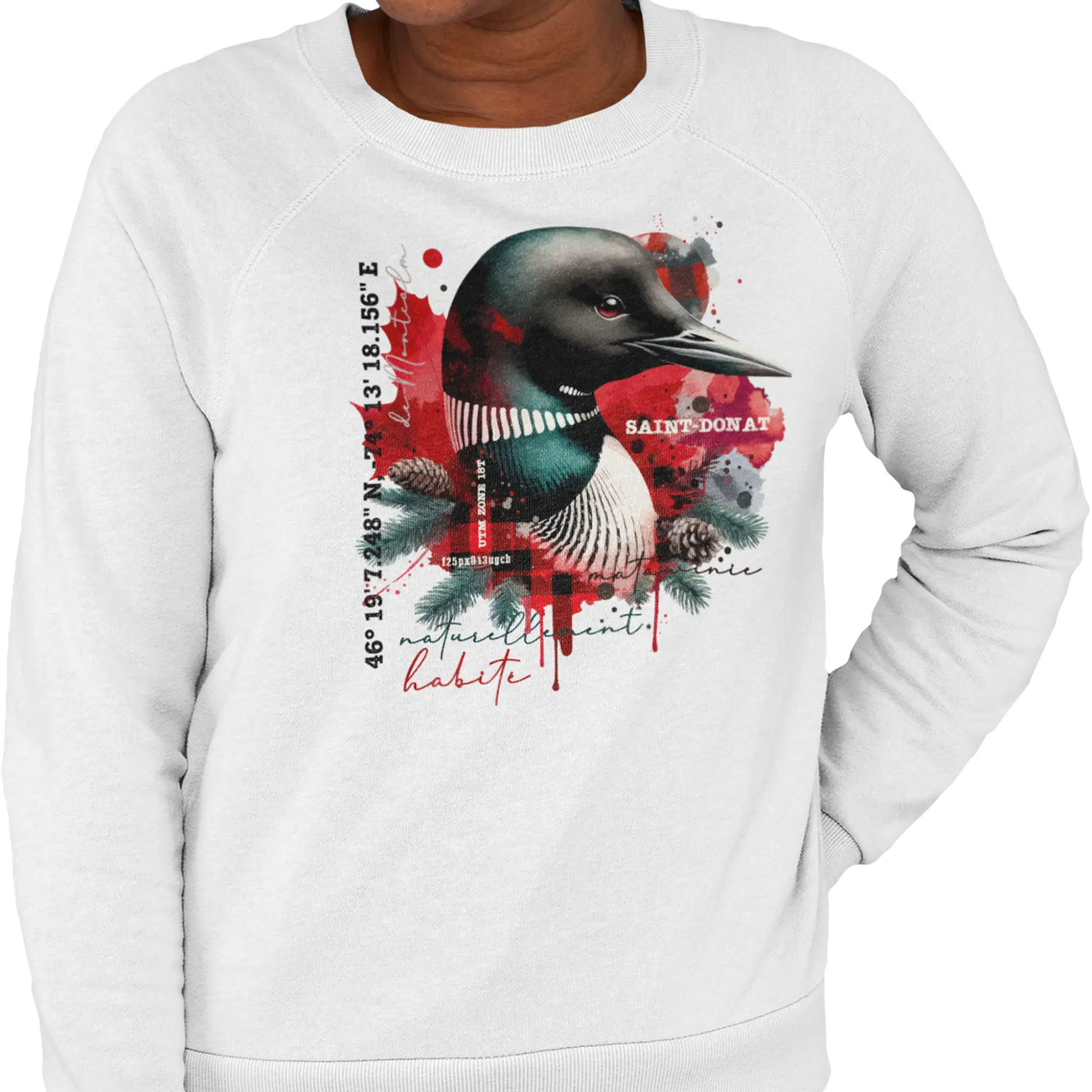 Local d’abord - Sweat-shirt - Sweat-shirt - Saint-Donat – L’esprit habite
