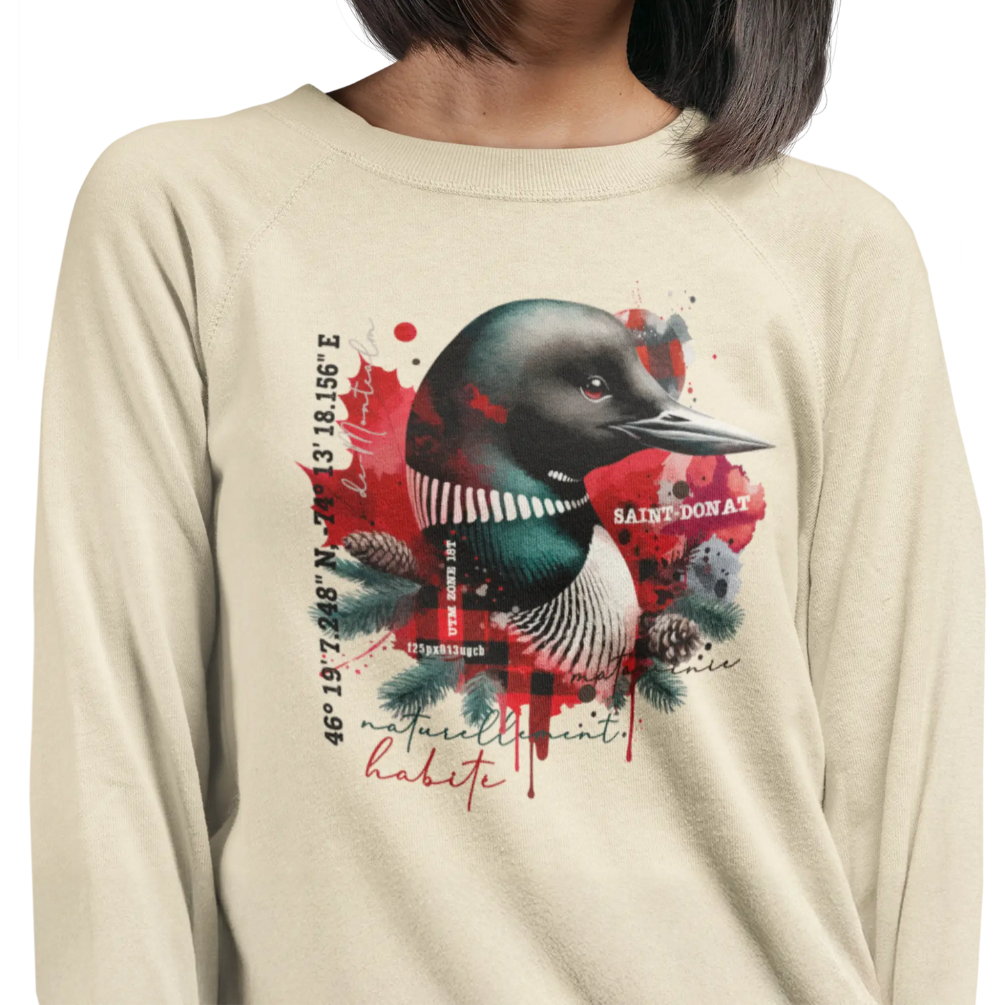 Local d’abord - Sweat-shirt - Sweat-shirt - Saint-Donat – L’esprit habite