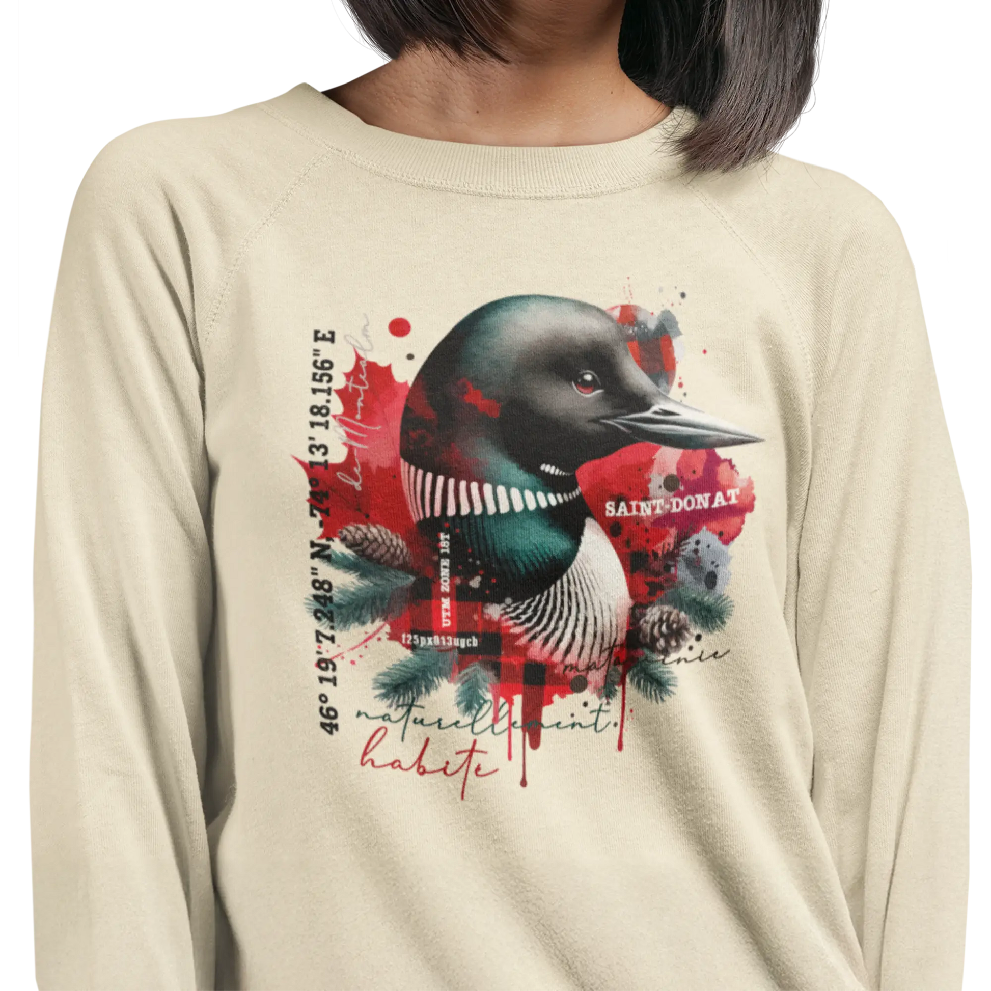 Local d’abord - Sweat-shirt - Sweat-shirt - Saint-Donat – L’esprit habite