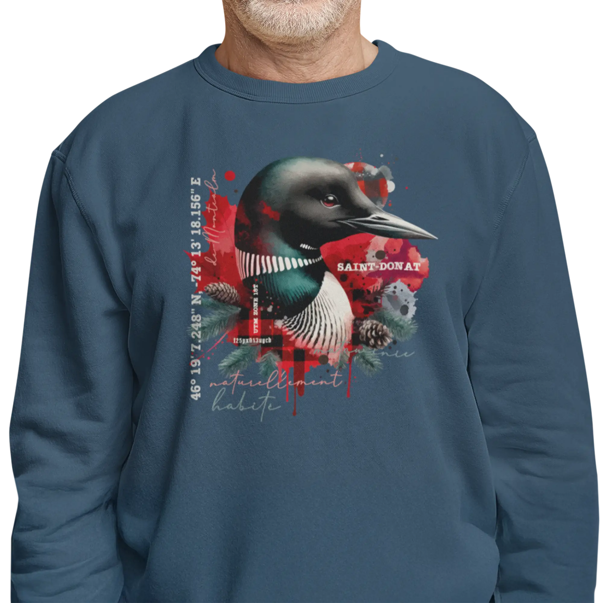 Local d’abord - Sweat-shirt - Sweat-shirt - Saint-Donat – L’esprit habite
