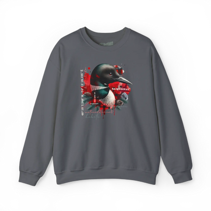 Local d’abord - Sweat-shirt - Sweat-shirt - Saint-Donat – L’esprit habite ici - Charbon / S / M