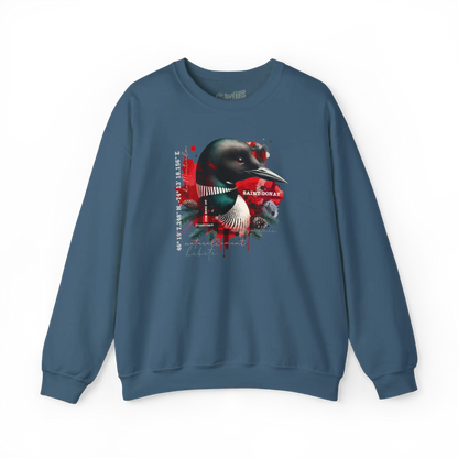 Local d’abord - Sweat-shirt - Sweat-shirt - Saint-Donat – L’esprit habite ici - Indigo / S / M