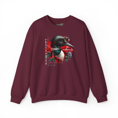 Local d’abord - Sweat-shirt - Sweat-shirt - Saint-Donat – L’esprit habite ici - Marron / S / M