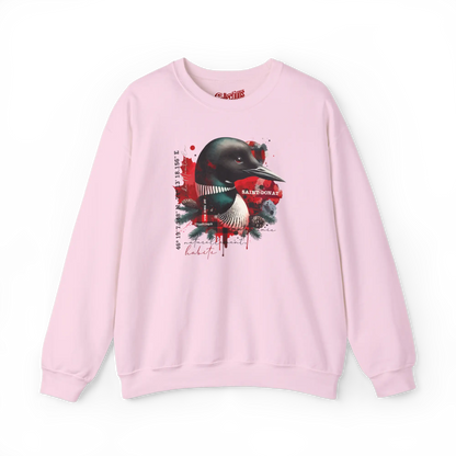 Local d’abord - Sweat-shirt - Sweat-shirt - Saint-Donat – L’esprit habite ici - Rose clair / S / M