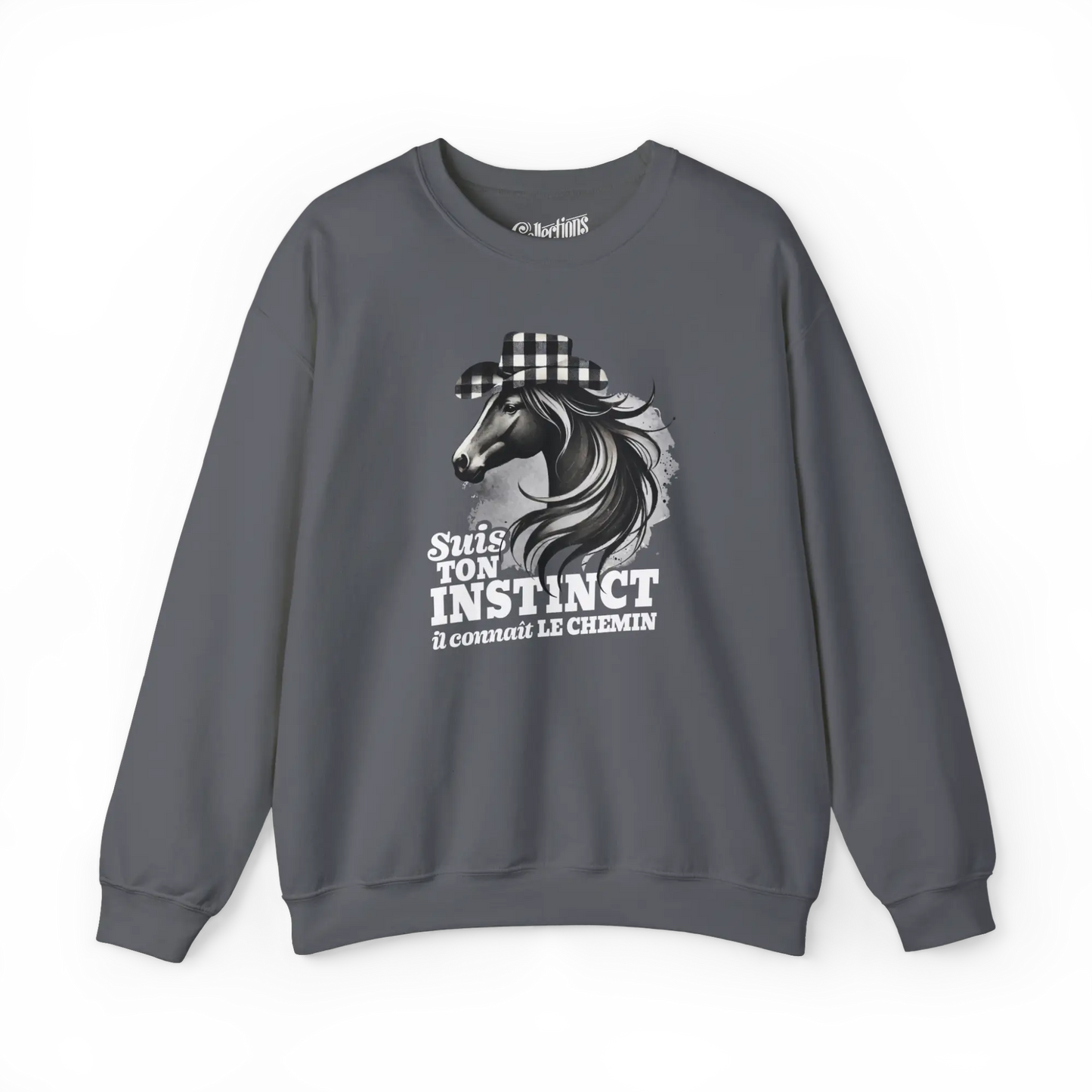 Rodéo Moderne - Sweat-shirt - Sweat-shirt – Suis ton instinct - Charbon / S / M