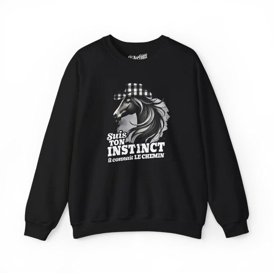 Rodéo Moderne - Sweat-shirt - Sweat-shirt – Suis ton instinct - Noir / S / M