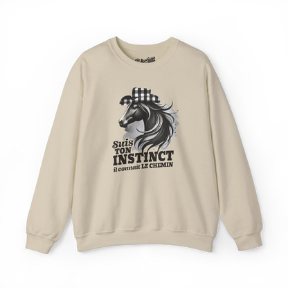 Rodéo Moderne - Sweat-shirt - Sweat-shirt – Suis ton instinct - Sable / S / M