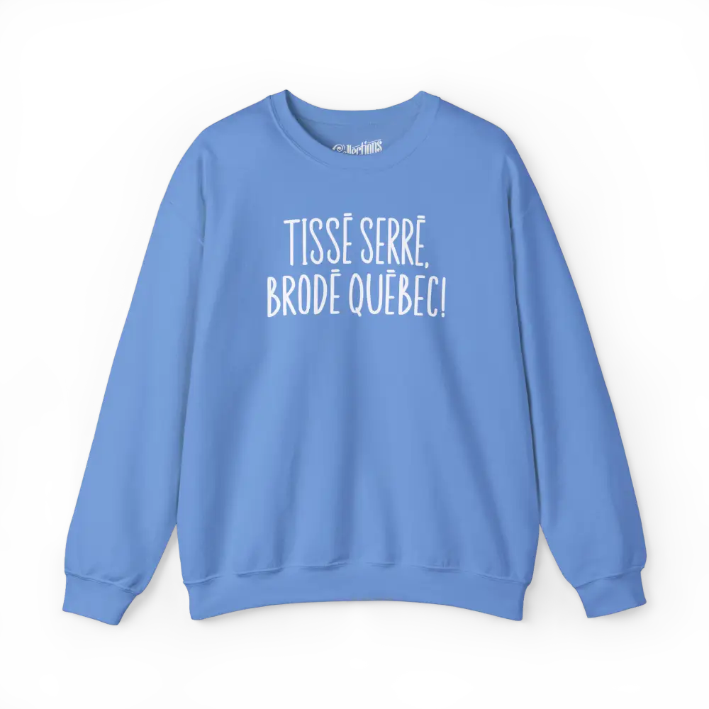 Local D’abord - Sweat-shirt - Sweat-shirt - Tissé serré - Québec - Bleu Caroline / S / M