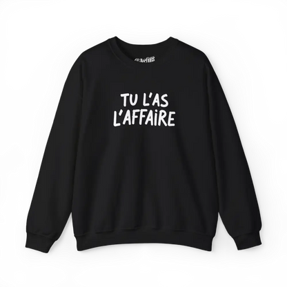 Mot Pour Mot - Sweat-shirt - Sweat-shirt - Tu L’as L’Affaire - Noir / S / M