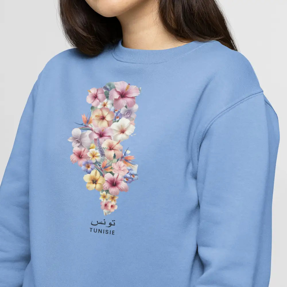 Globe-trotteurs - Sweat-shirt - Sweat-shirt - Tunisie en fleurs